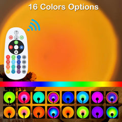 Comfamoli rainbow projection LED enhances photos with vibrant wall lighting.