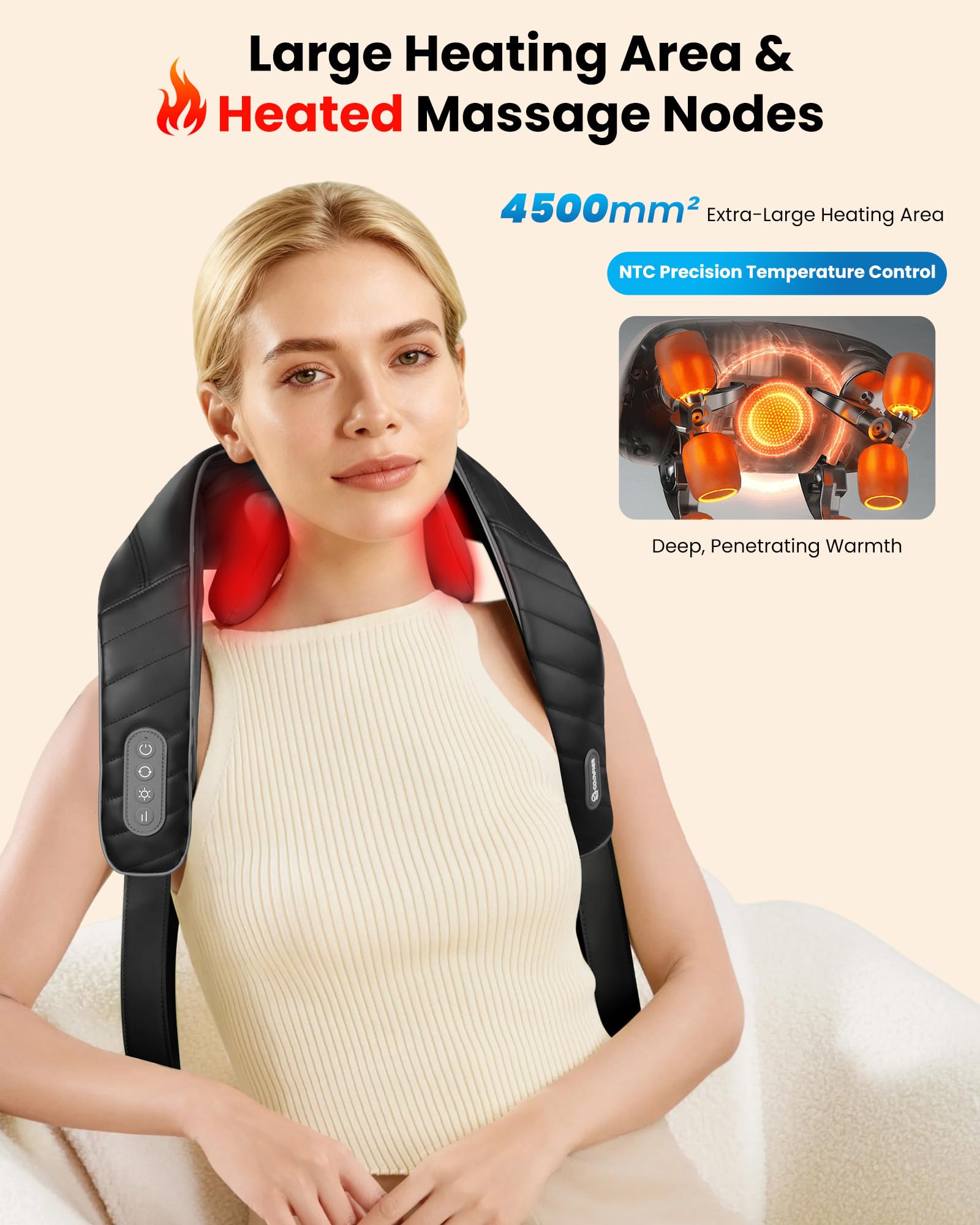 COMFIER neck massager is FSA/HSA eligible for wellness purchases.