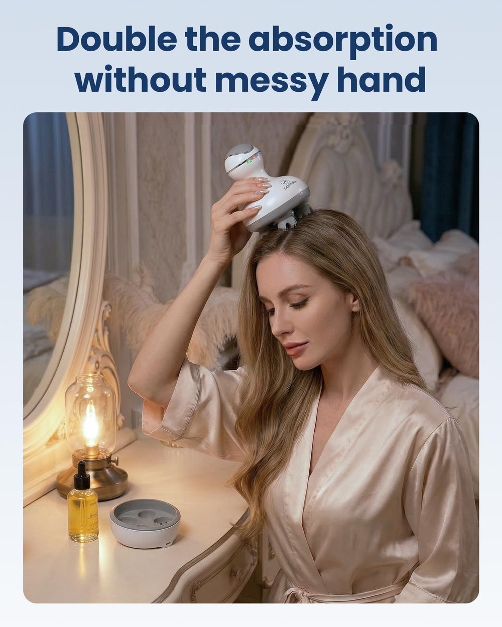 COMFIER rechargeable base and USB cable powering cordless sessions