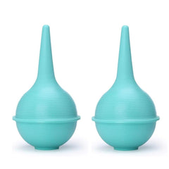 Comfort Axis ear wax bulb green for safe ear irrigation and cleansing.
