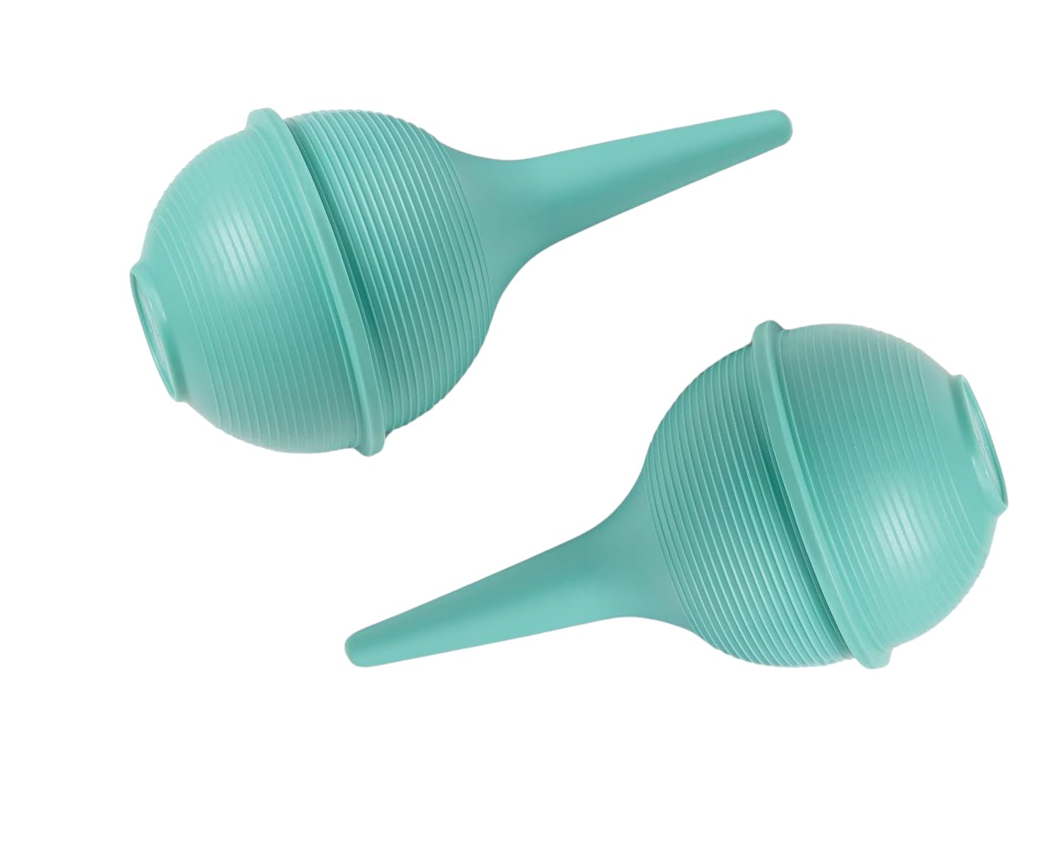 Comfort Axis nasal aspirator in green with 3oz pack for gentle mucus clearance.