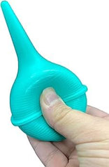 Comfort Axis ribbed bulb grip for secure handling during use.