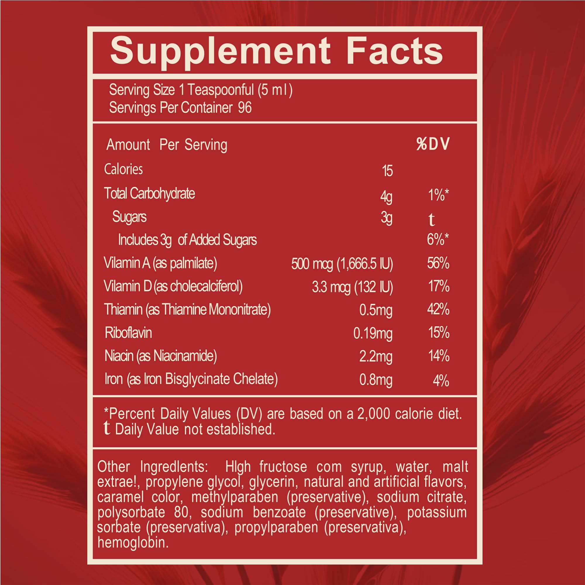 Comfort Valley close-up label emphasizing easy dosage for daily routine.