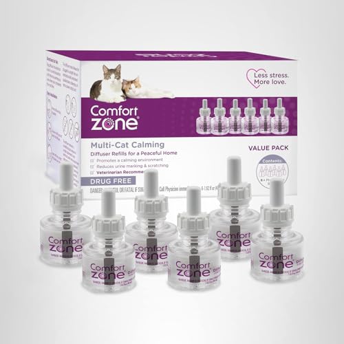 Comfort Zone multi-cat home calming use in a room