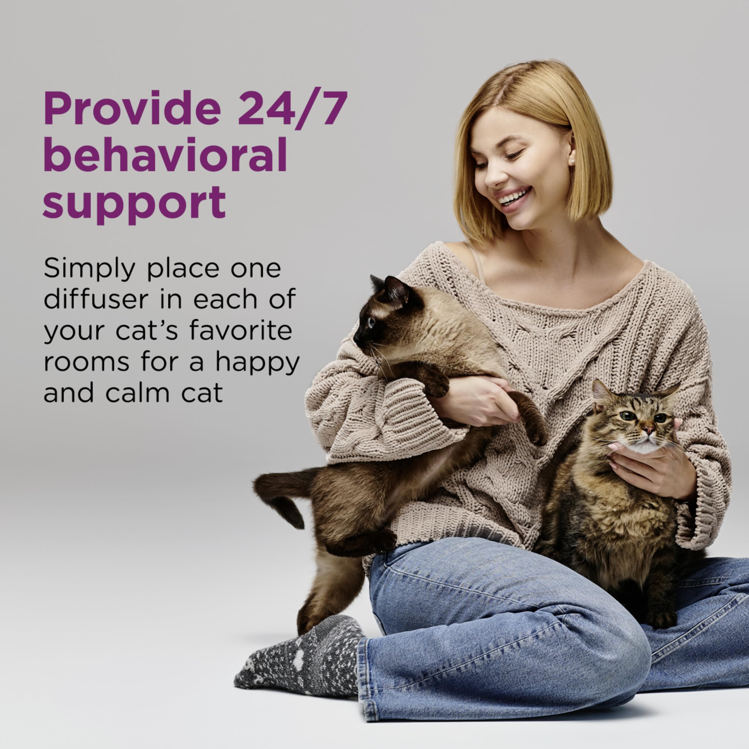 Comfort Zone room setup demonstrates diffuser placement for best results
