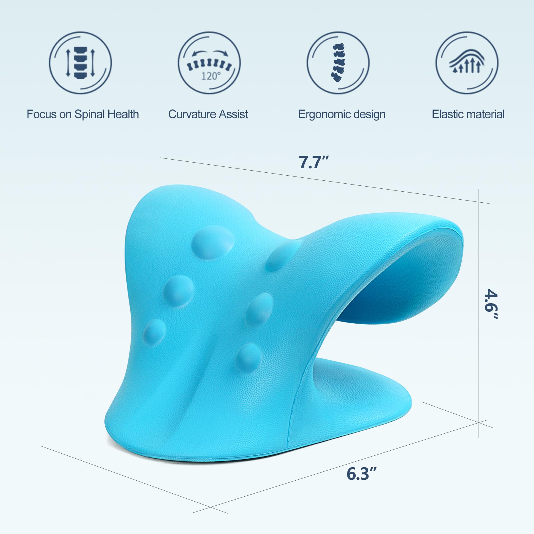 ComfortLife neck-relaxer, full view, helps shoulders feel lighter.