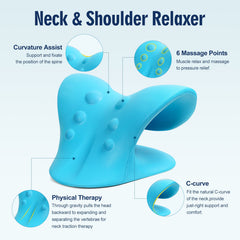 ComfortLife neck stretcher with 6-point design, targets neck relief.