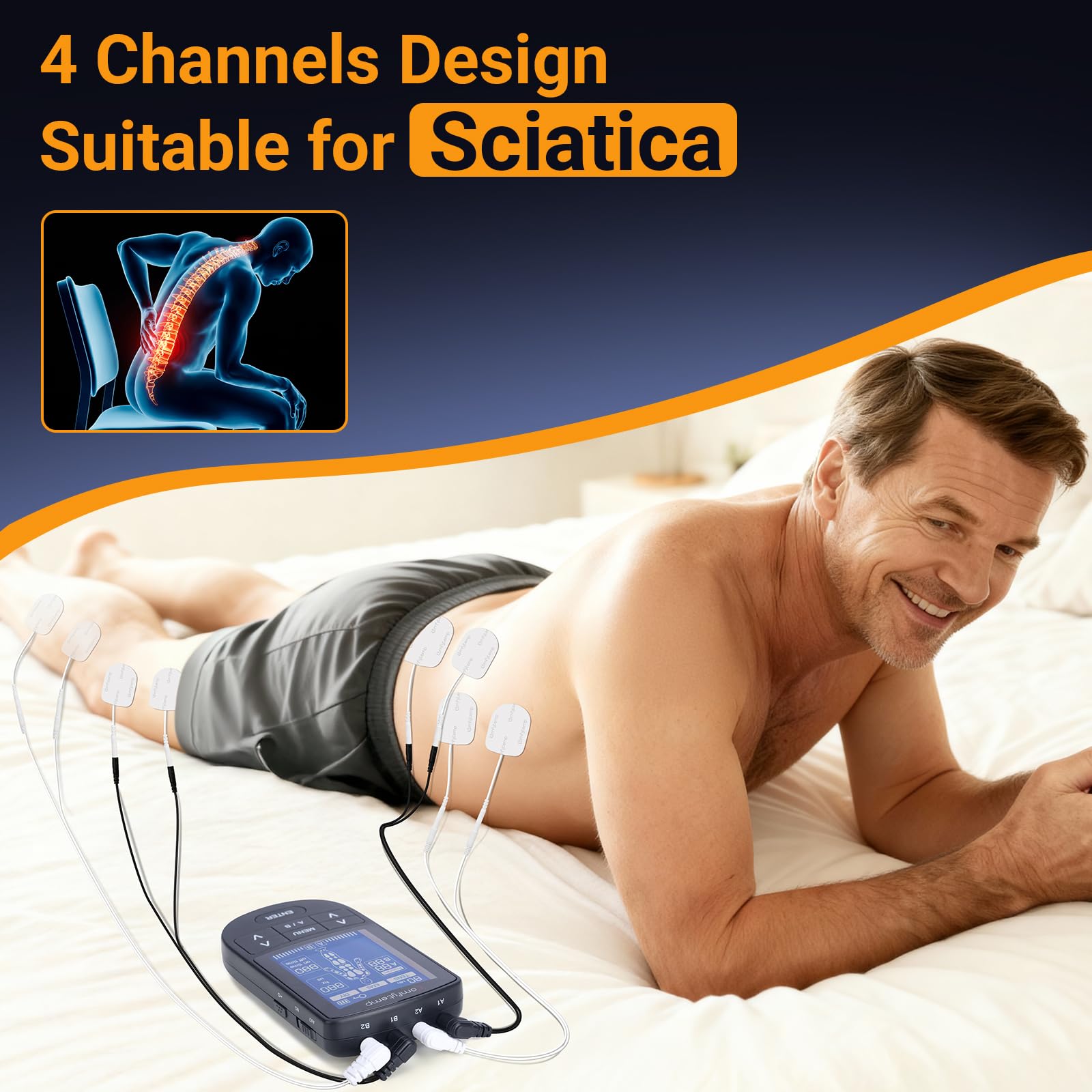 Comfytemp 3-inch large screen enables easy navigation and quick mode selection.
