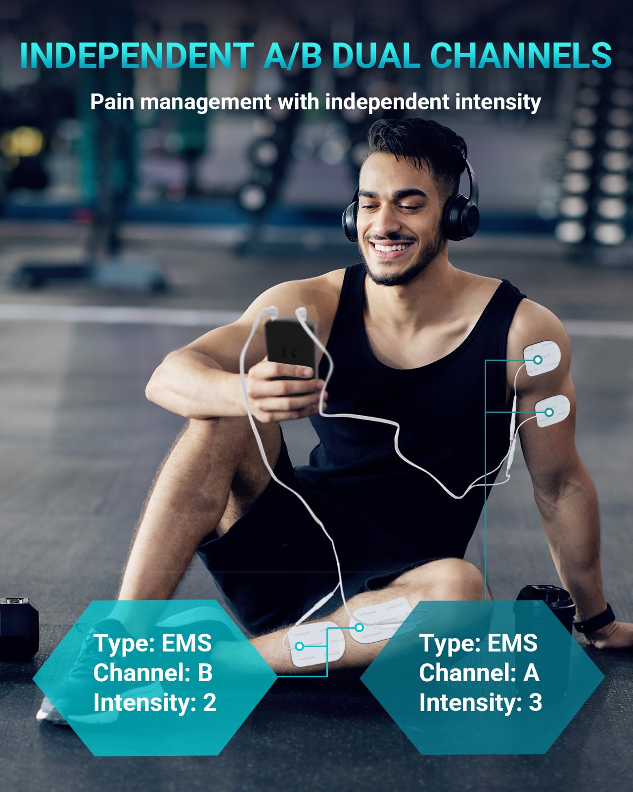 Comfytemp electrode pads large and small kit suitable for back and joints.