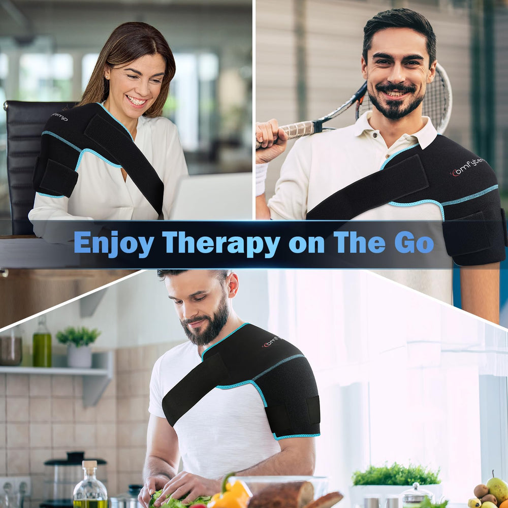 Comfytemp shoulder support aids recovery and daily comfort during activities
