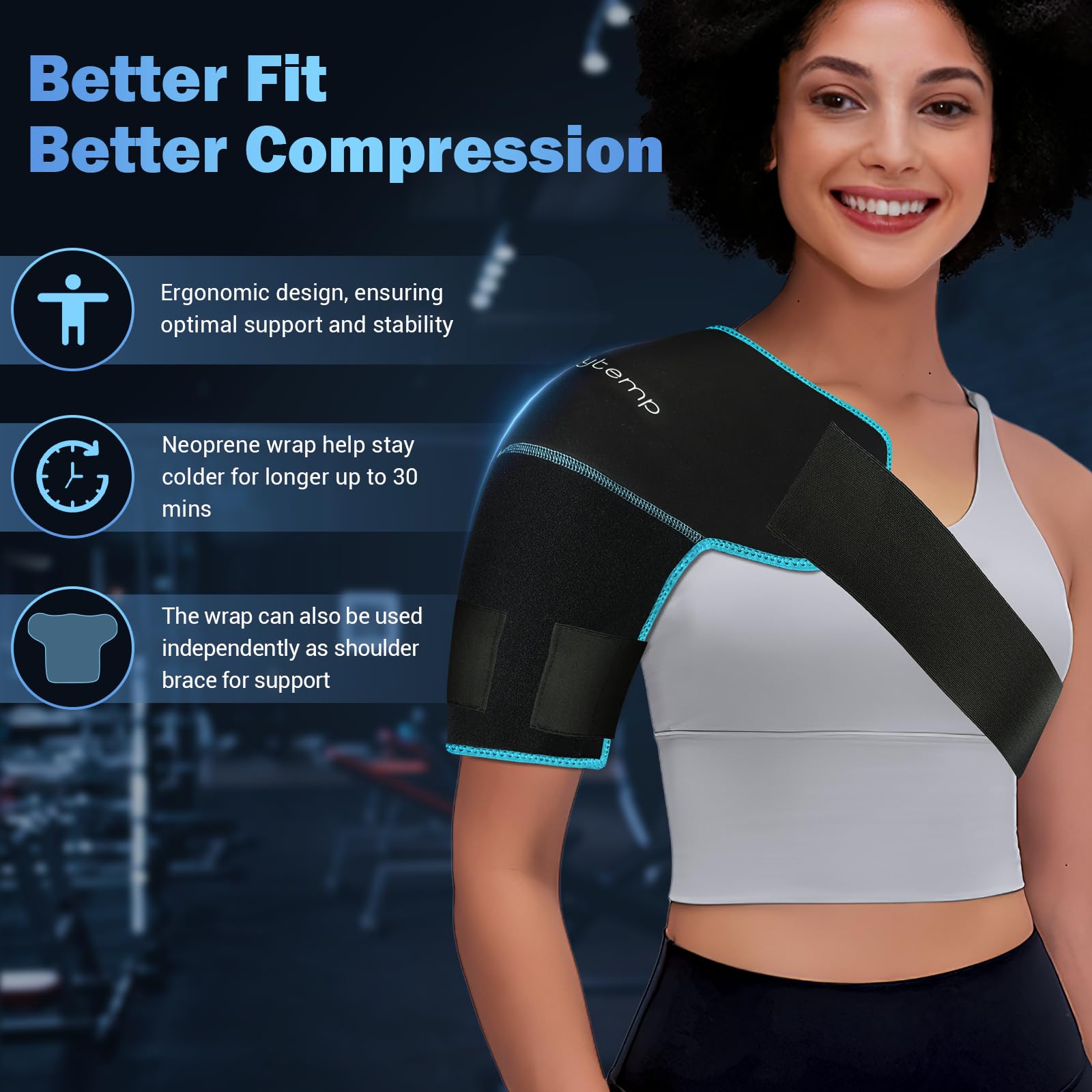 Comfytemp soft breathable fabric feels comfortable against skin during extended wear