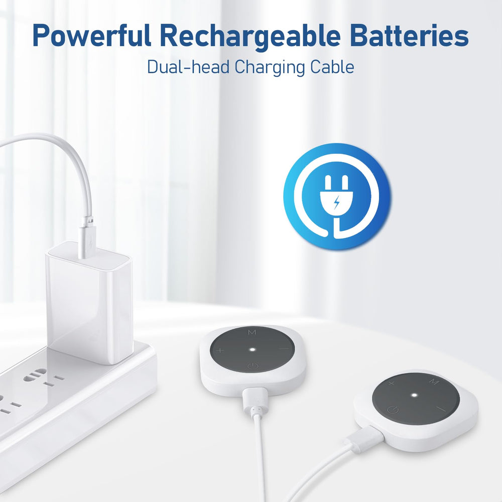 Comfytemp TENS setup ready for multi-area therapy anywhere.