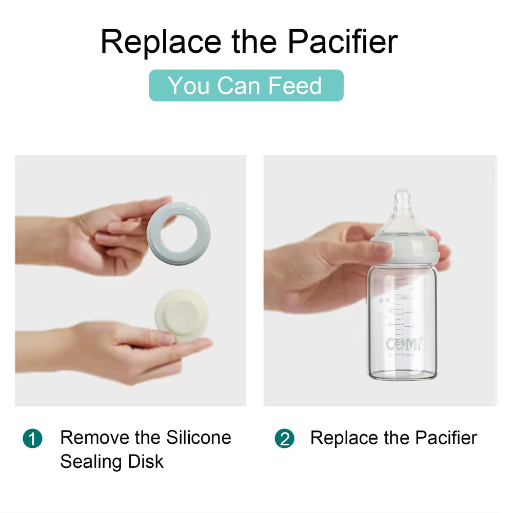 COMI compatible with breast pumps and nipples for streamlined feeding.