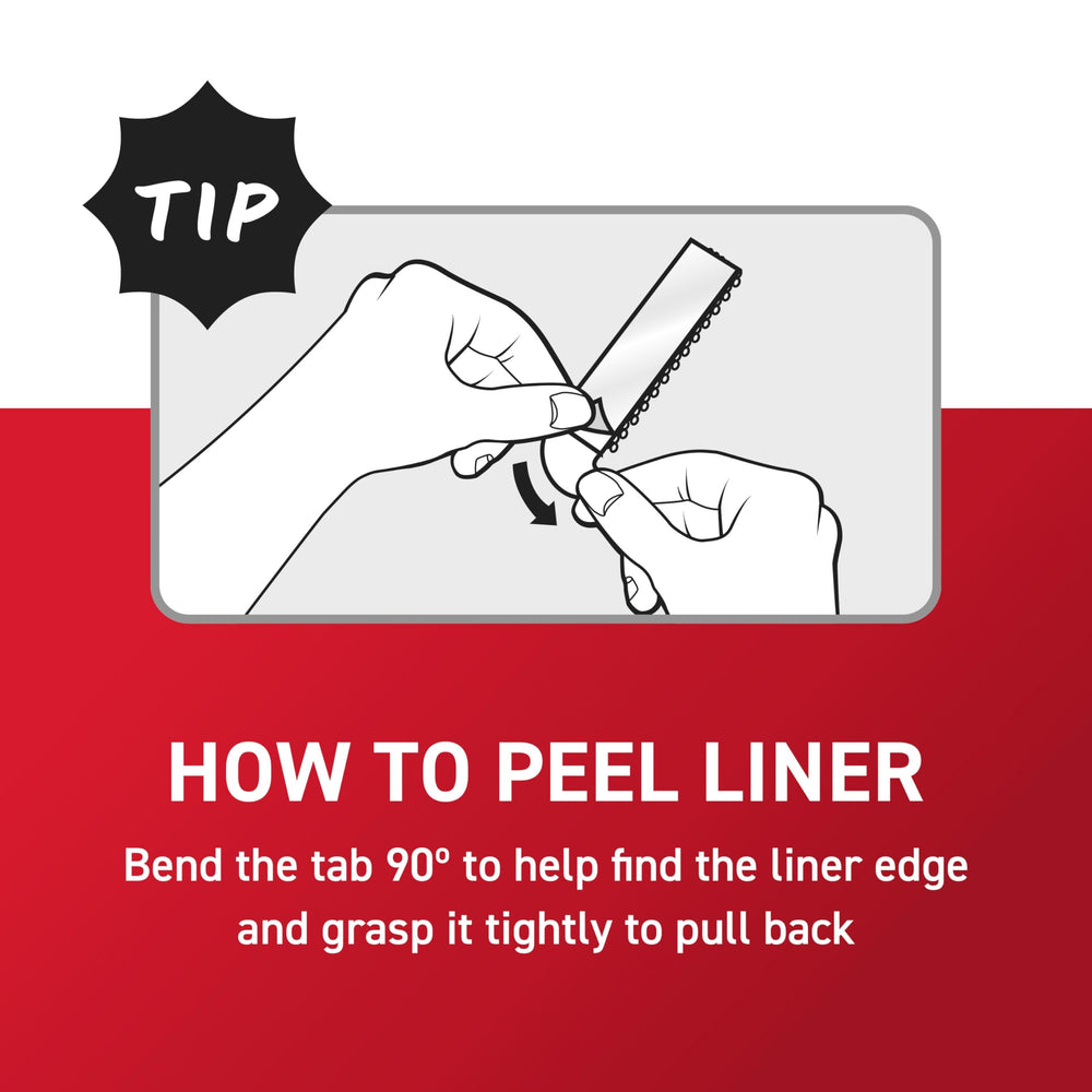 Command removal cleanly peels away without holes or sticky residue.