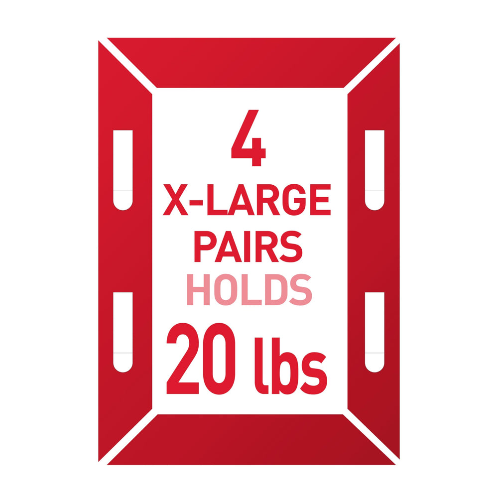 Command XL strips support large art and mirrors for flexible decorating.