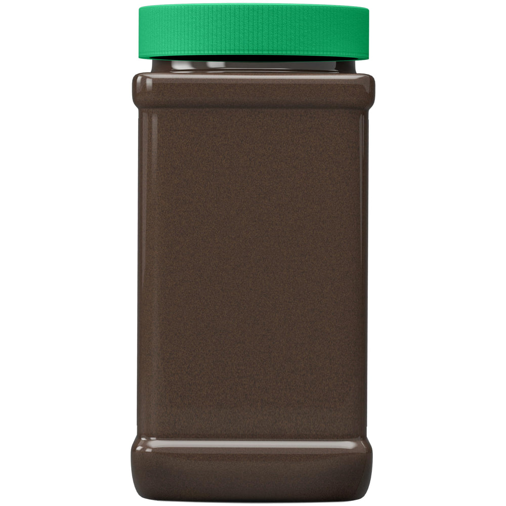 Community Coffee Cafe Special Decaf jar label highlights 100% Arabica beans.