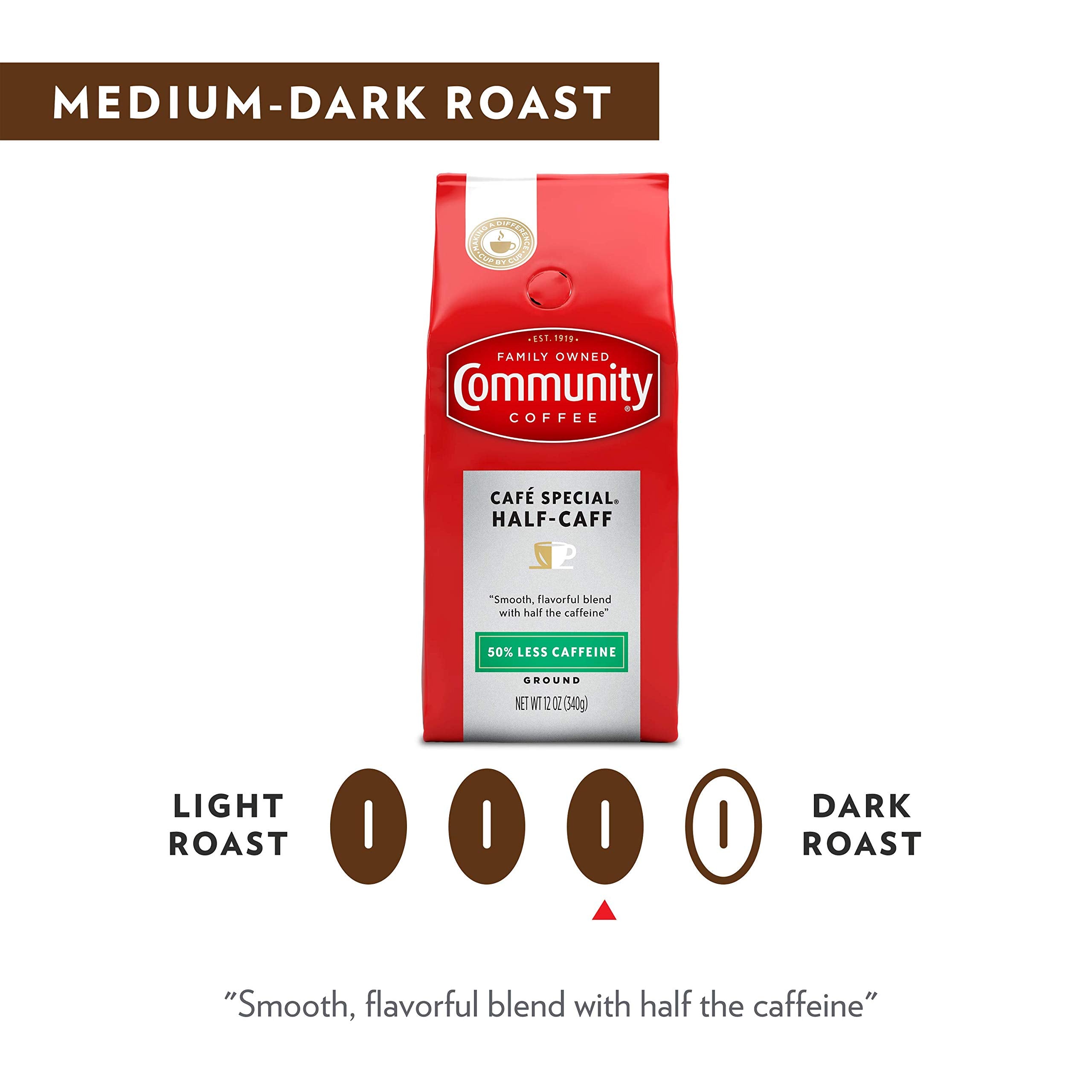 12-ounce bag packaging highlighting freshness and convenient storage.