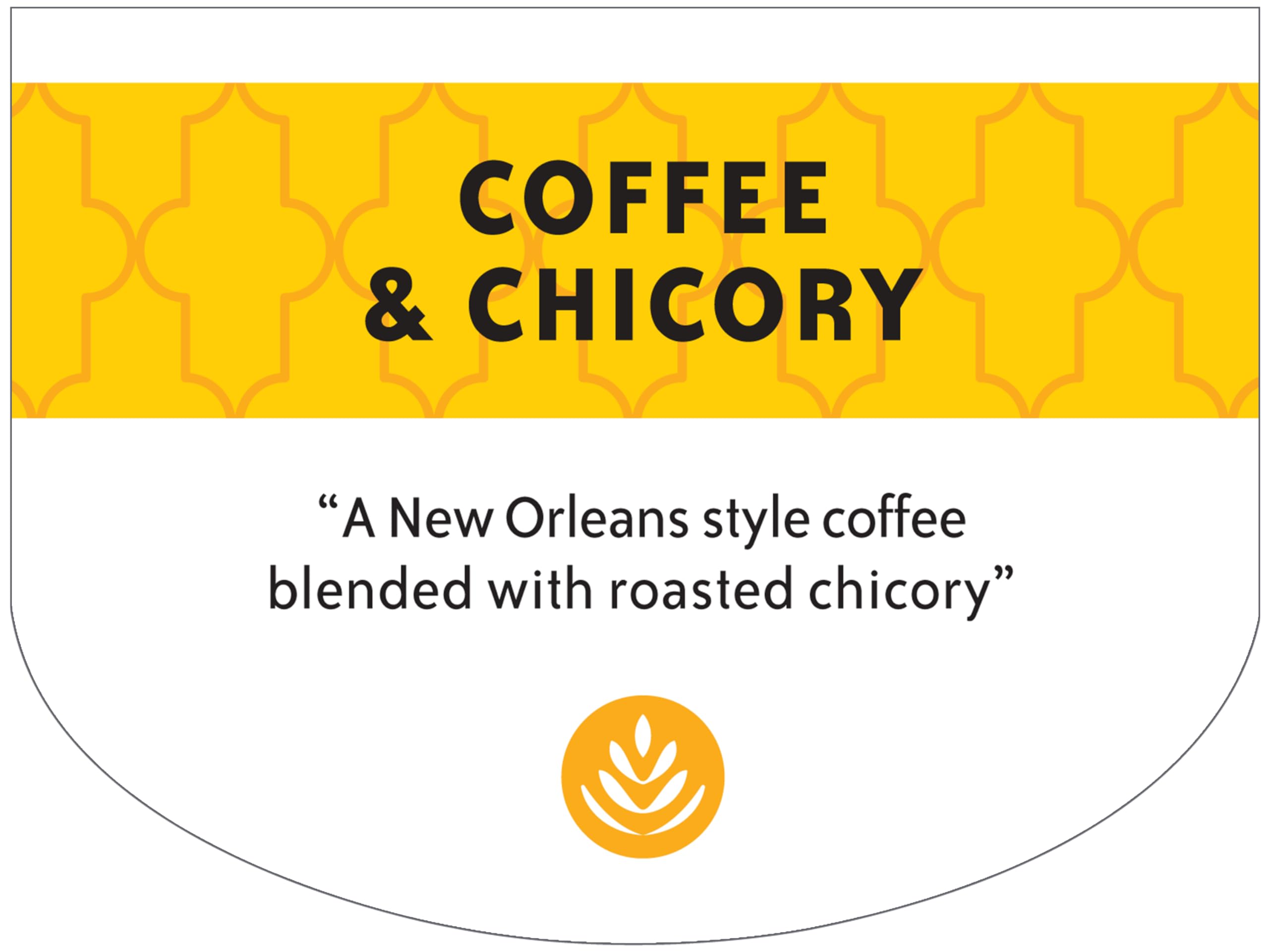 Community Coffee Coffee & Chicory cup steaming with rich aroma.