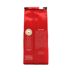 Community Coffee ground coffee medium-dark roast close-up highlighting full body flavor.