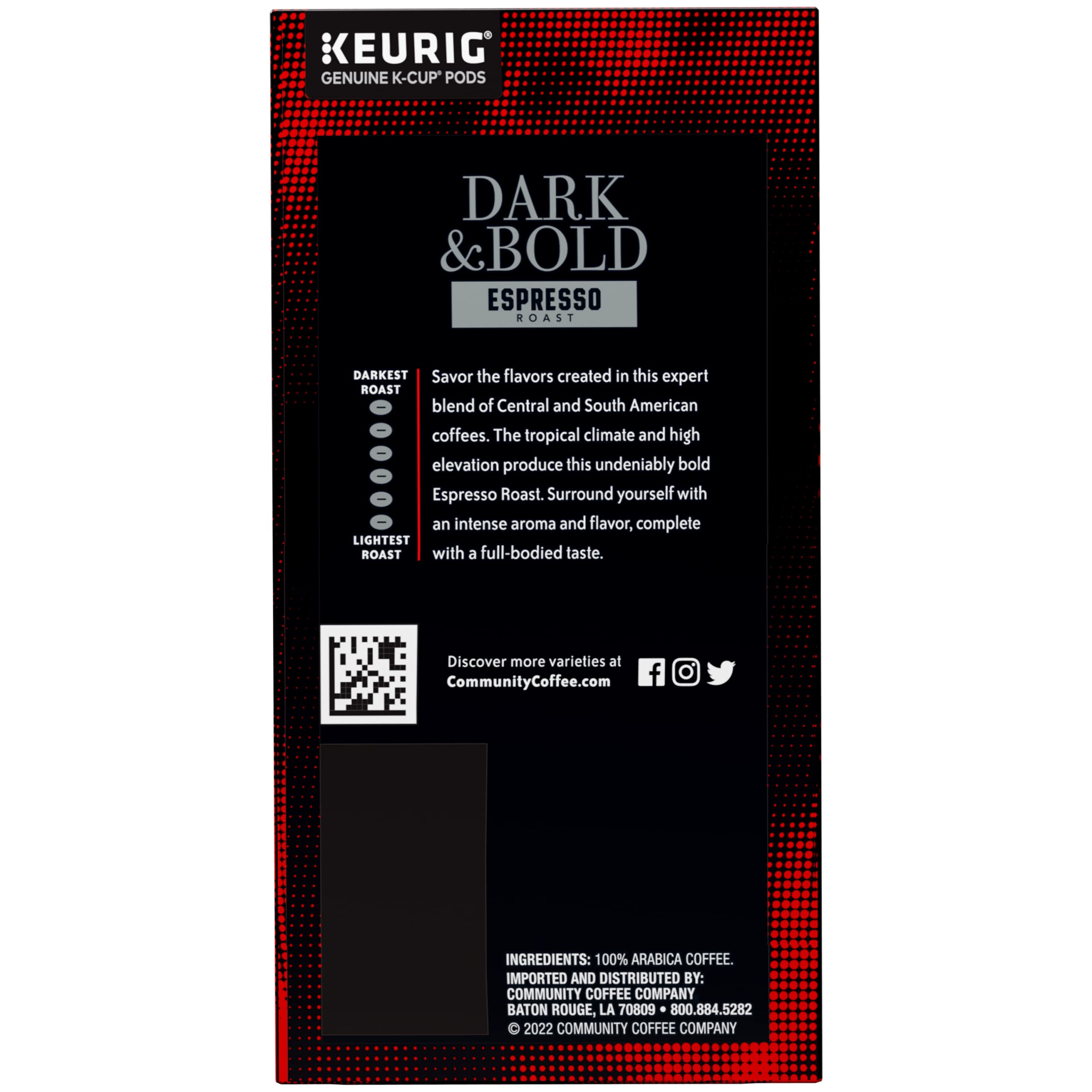 Intense aroma espresso pod enhances morning ritual with rich notes.