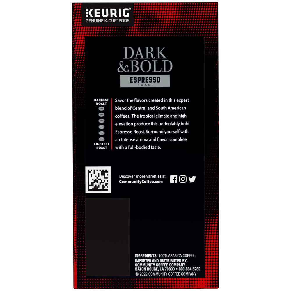 Intense aroma espresso pod enhances morning ritual with rich notes.