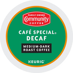 Community Coffee Keurig 2.0 compatible for quick, convenient decaf brewing.