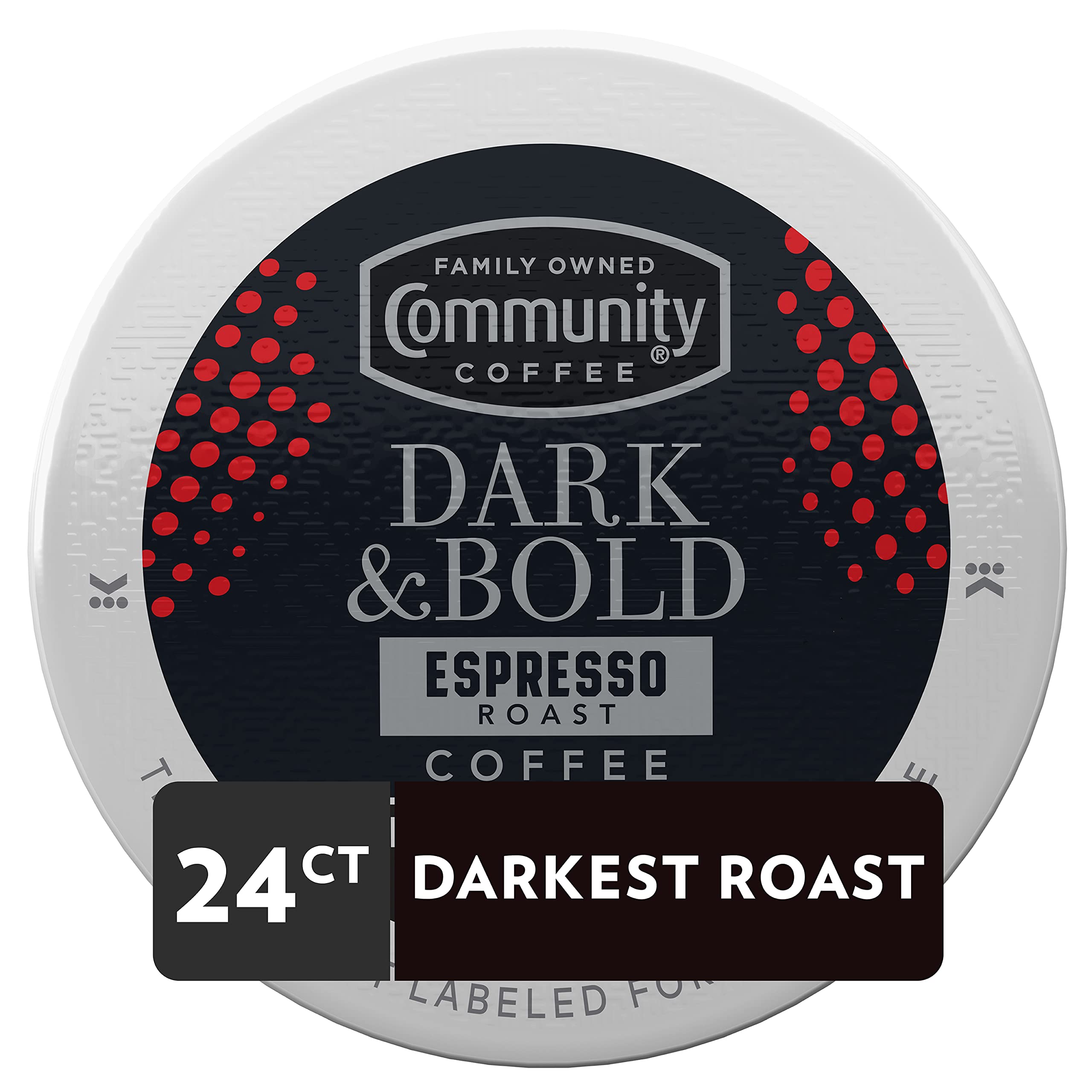 Community Coffee K-Cup compatible pod for fast, consistent brewing.