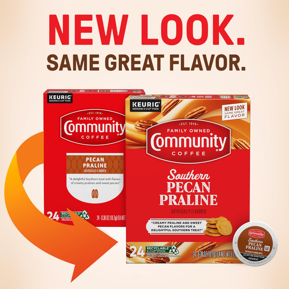 Community Coffee Keurig pod scene for fast, convenient single-serve brewing