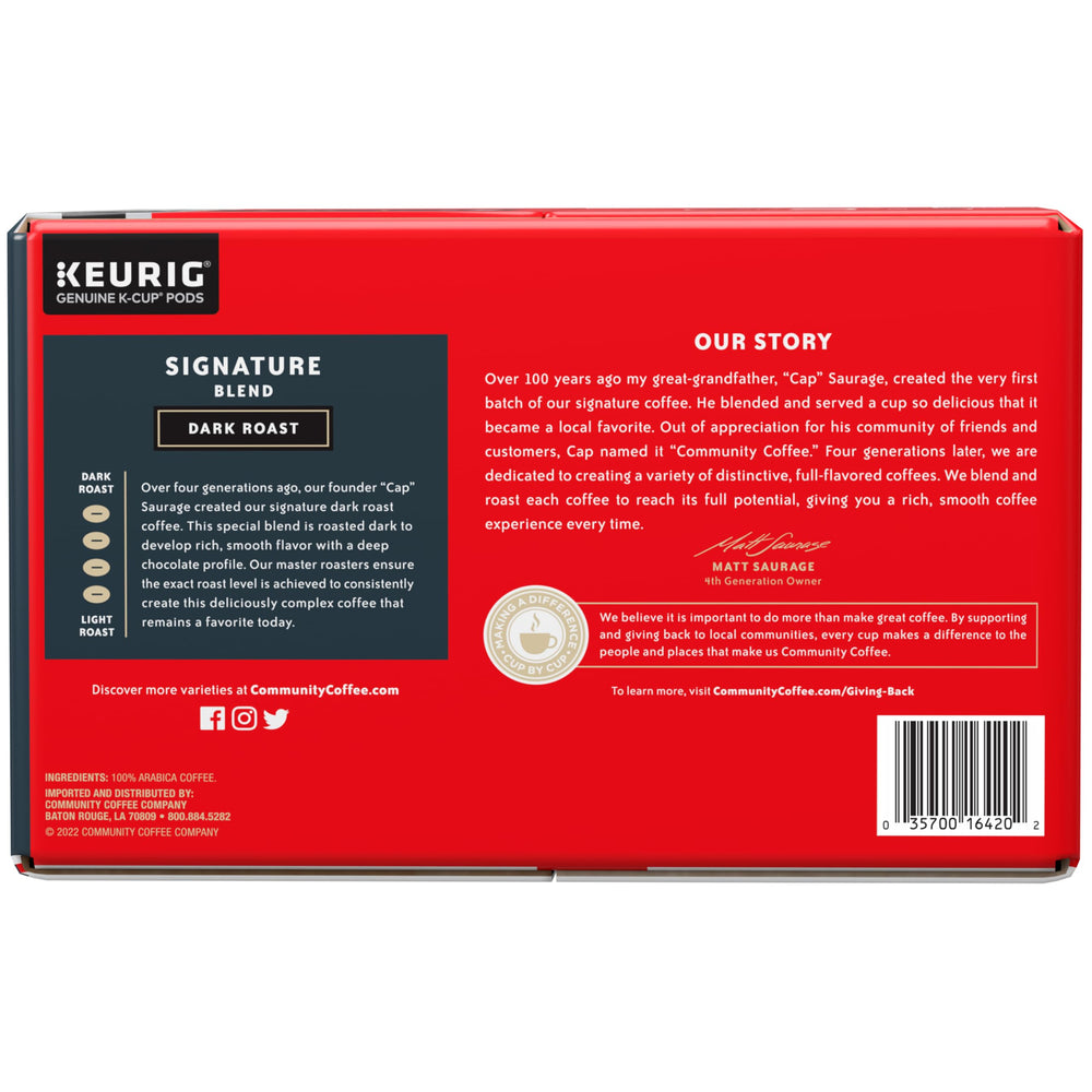 Aromatic steam from Community Coffee Signature Blend in a morning ritual moment.