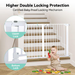 COMOMY double-lock safety feature for secure use.