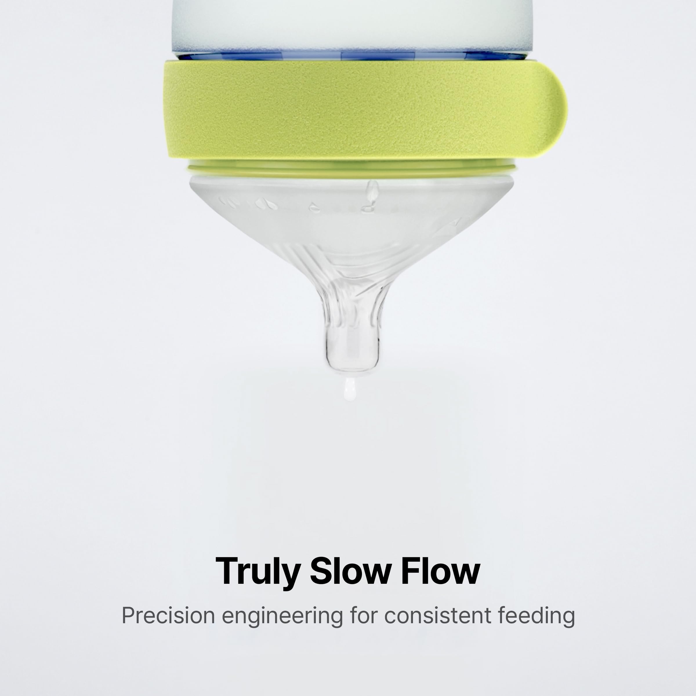 Comotomo Gen 2 fast flow nipple supports babies 6+ months feeding.