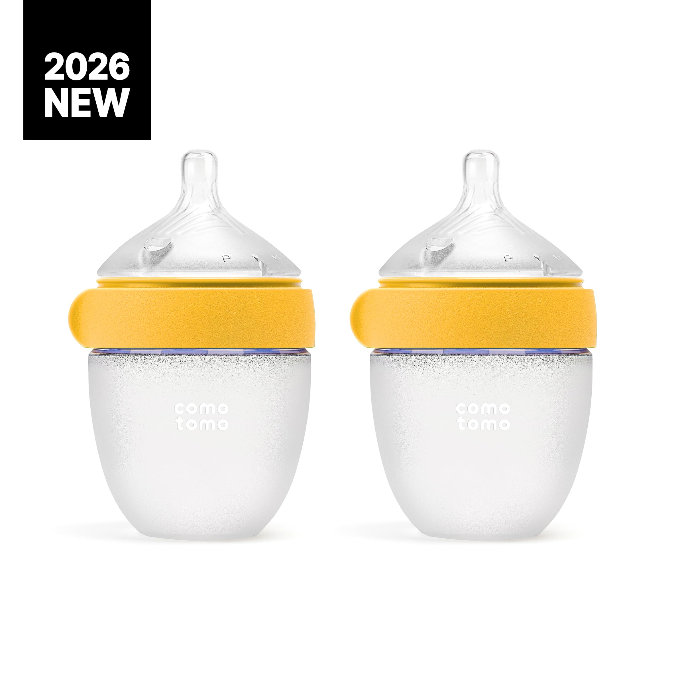 Comotomo Gen2 true slow-flow nipple for natural latch and steady pacing.