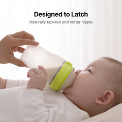 Reinforced Gen 2 nipple structure resists collapse during feeds.