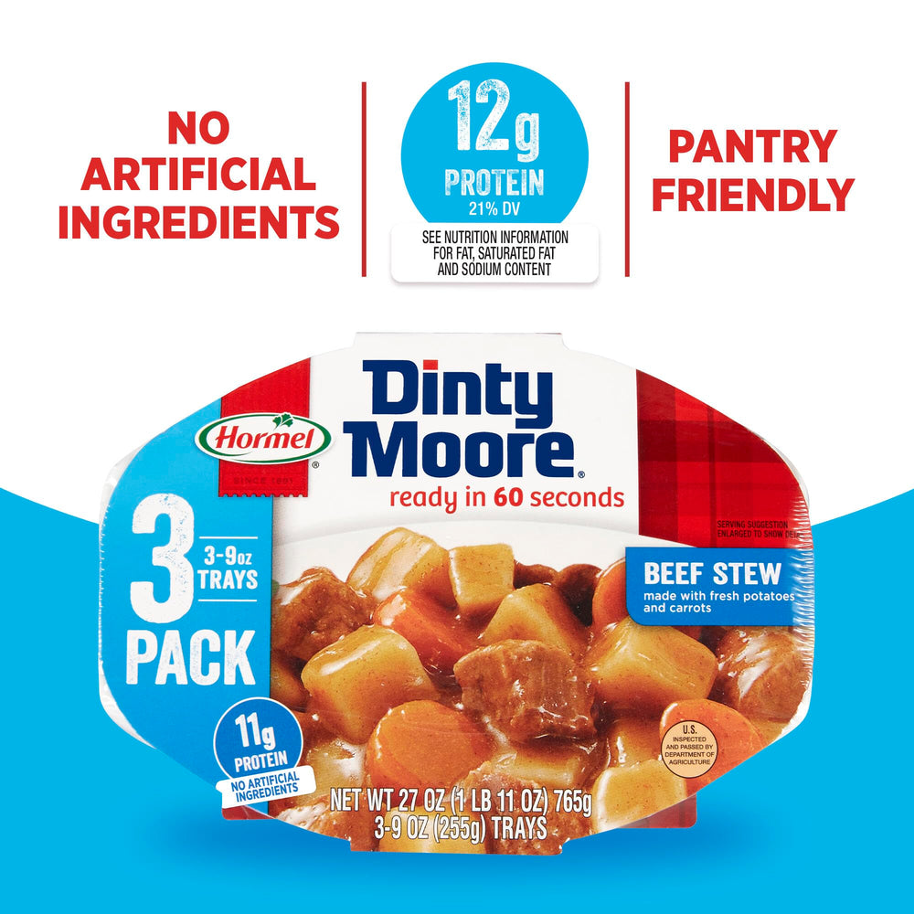 Ready-to-eat Compleats Dinty Moore Beef Stew in a can