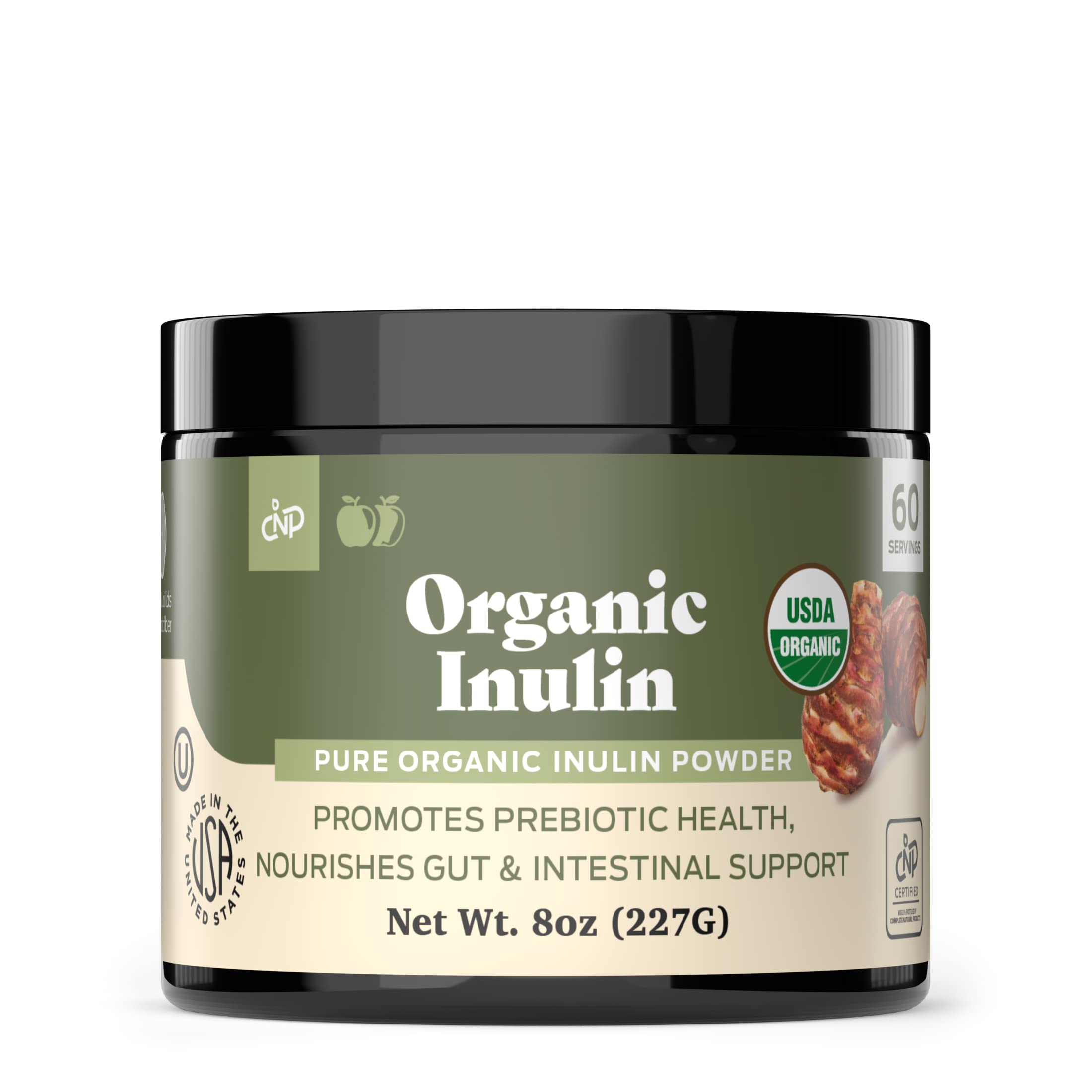 Complete Natural Inulin bottle pouring to show easy daily fiber integration