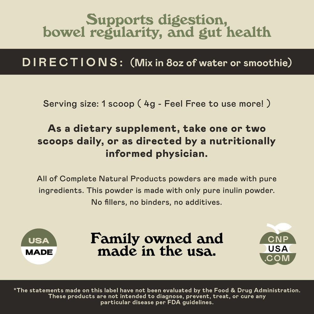 Complete Natural Inulin smoothie glass highlights easy dissolution in beverages