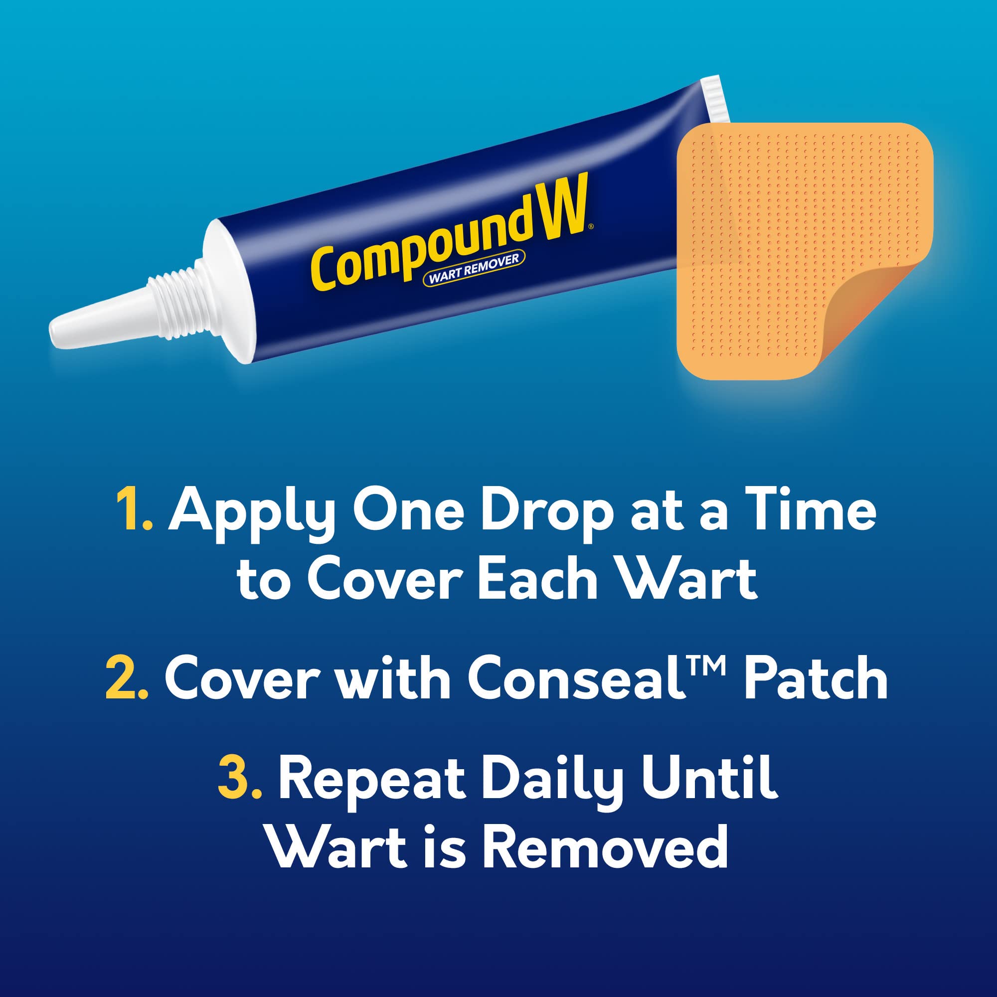 Compound W kit is suitable for adults and children aged 3 and up.