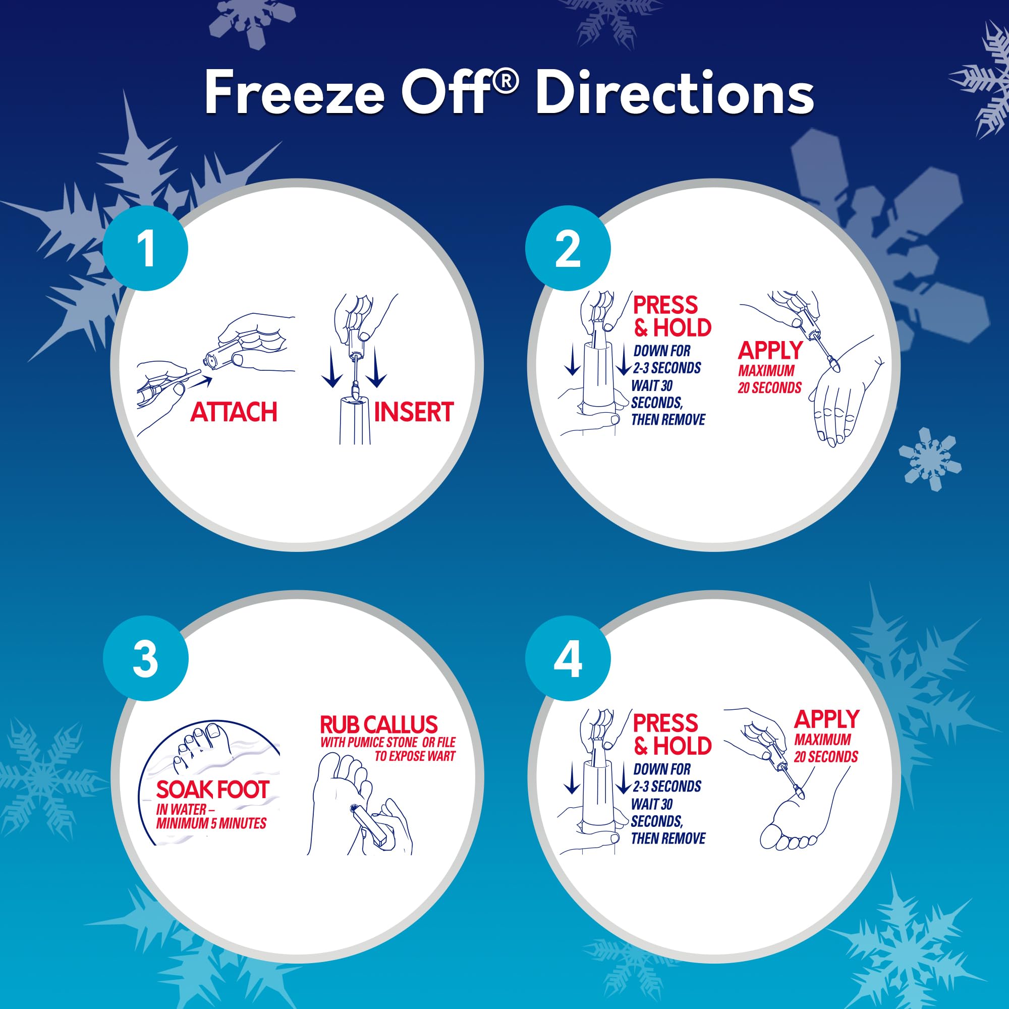 Kid friendly wart removal option with Freeze Off for children aged 4 and up.