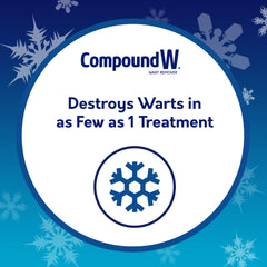 Compound W Freeze Off precision tip for accurate wart targeting and treatment.