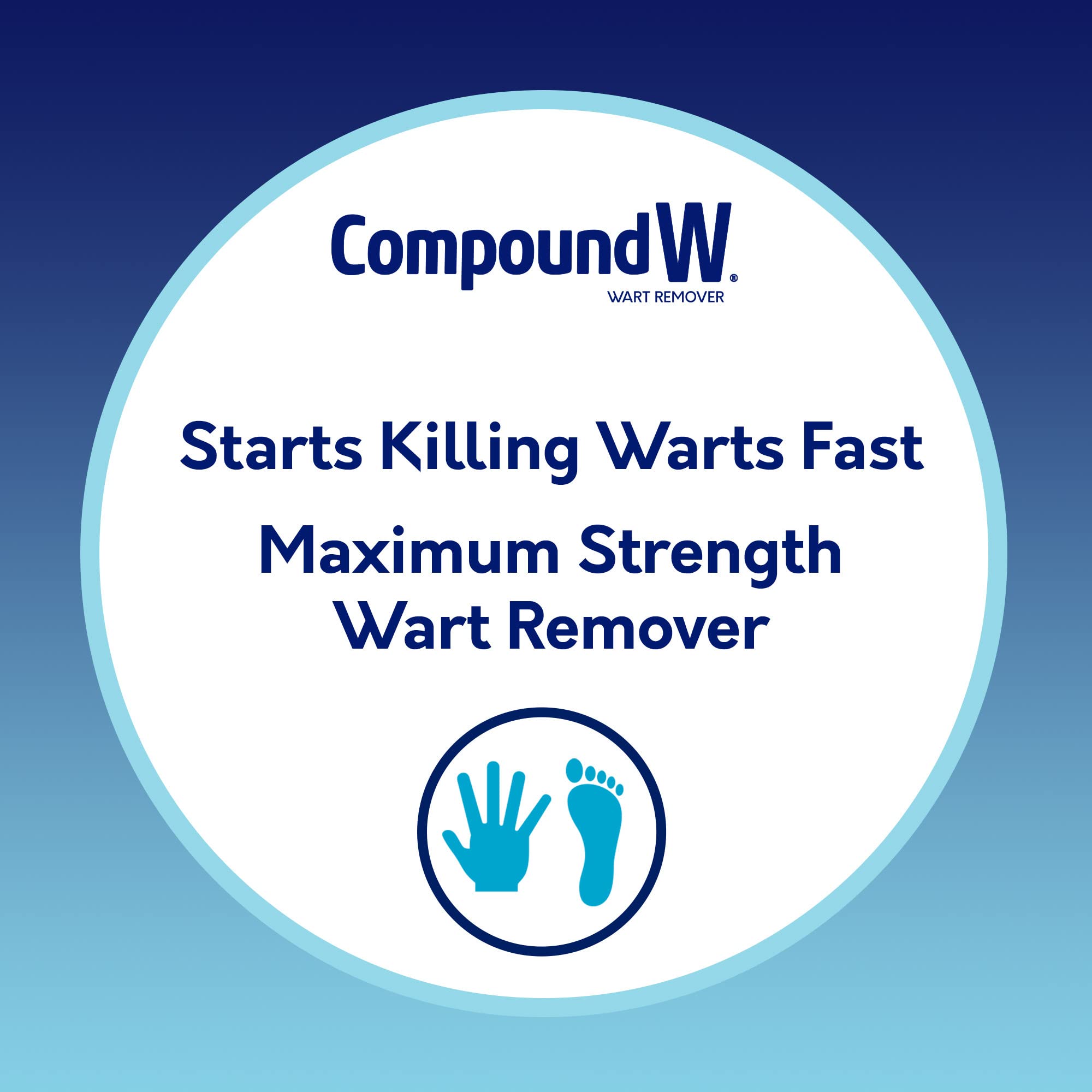Applying a Compound W one-step invisible strip for discreet, at-home wart care