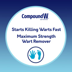 Applying a Compound W one-step invisible strip for discreet, at-home wart care