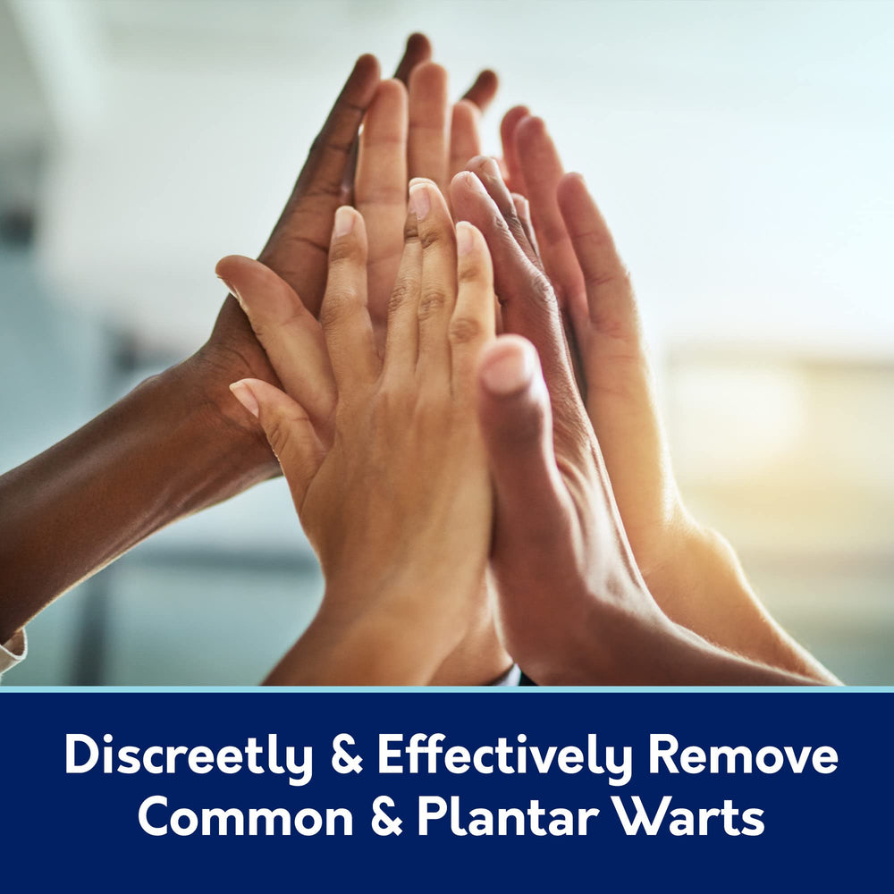 Wart remover strip on foot targets plantar warts with waterproof design