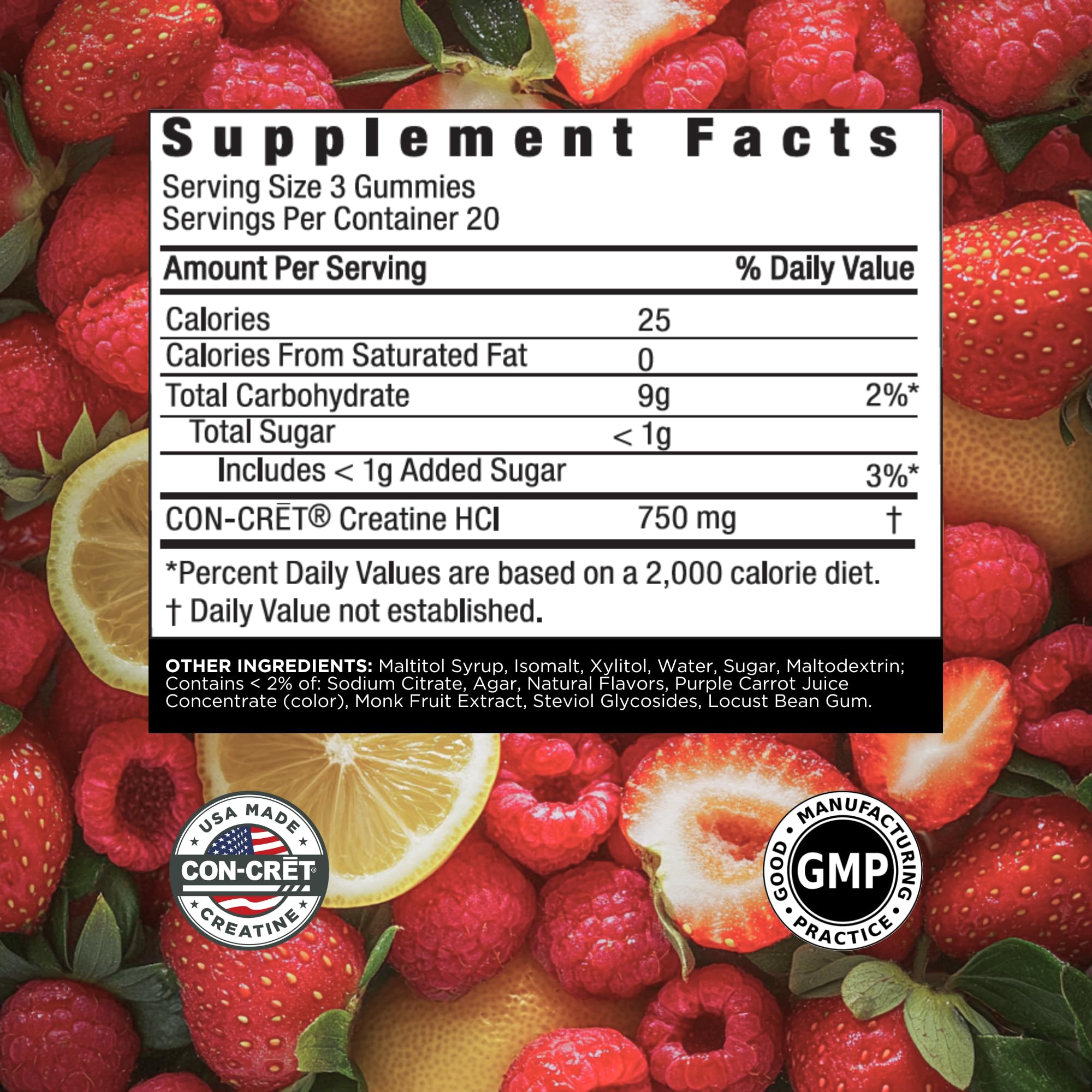 Gummies carried on-the-go, ideal for gym or travel supplementation.