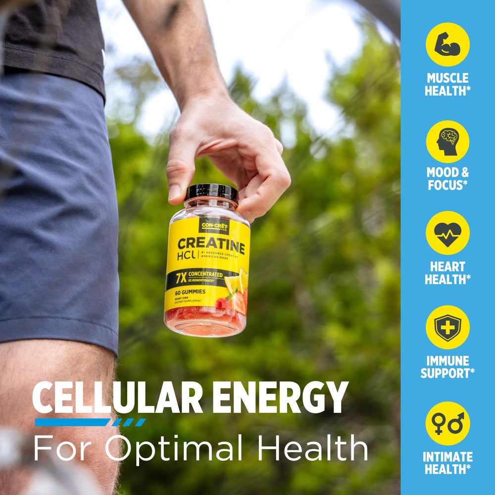 USA-made label visible on CON-CRET Gummies signaling quality.
