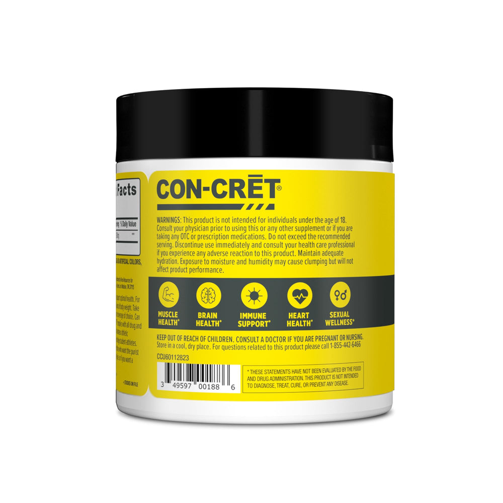 USA facility producing CON-CRET Creatine HCl with quality standards.