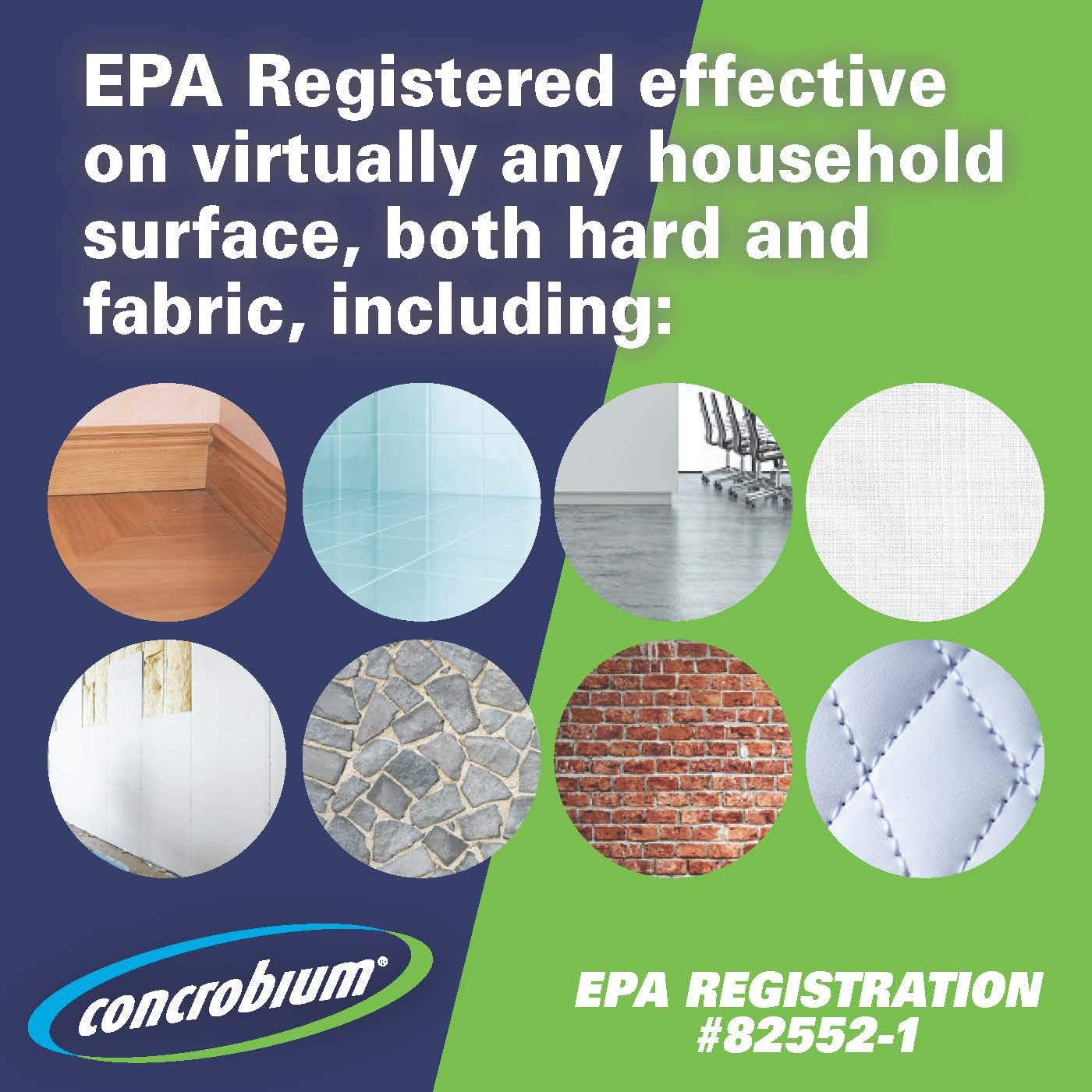 Concrobium Mold Control covers up to 100 square feet per bottle for larger spaces.