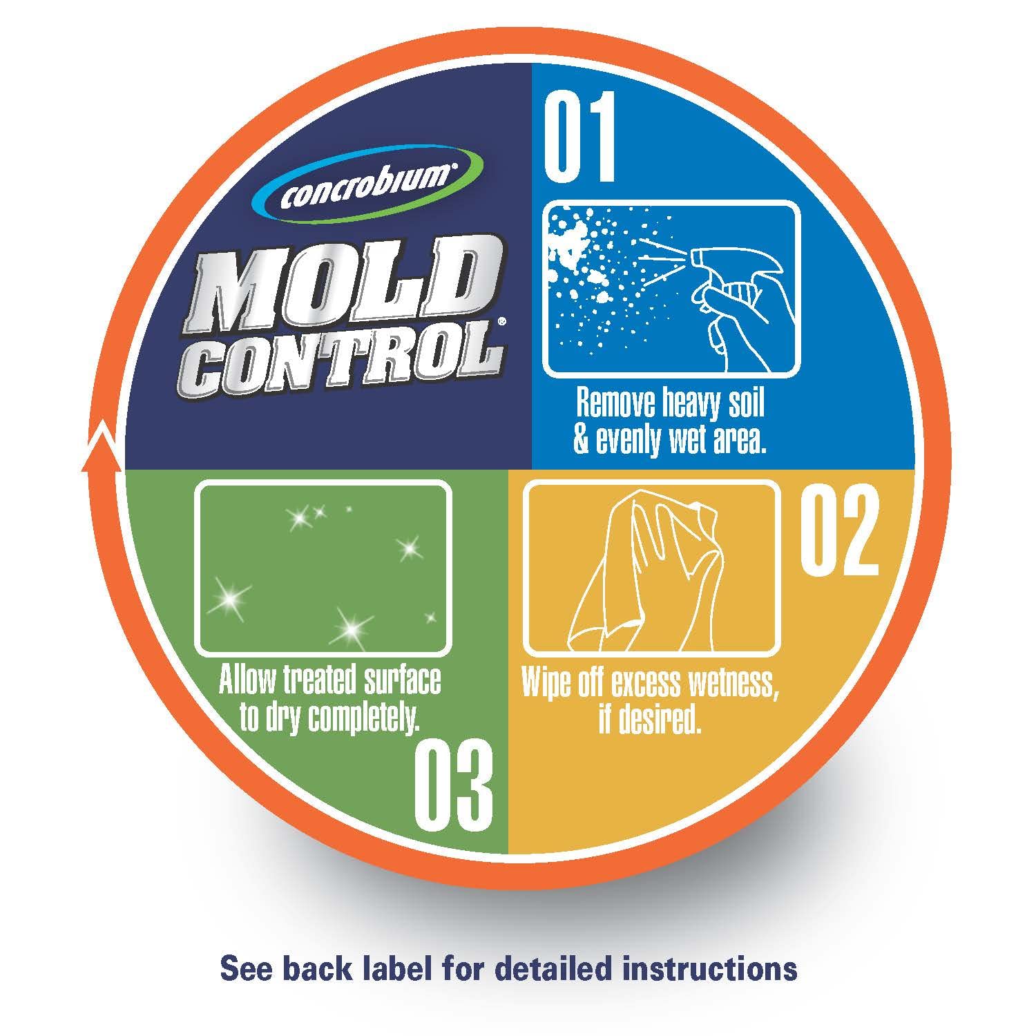 Concrobium Mold Control VOC-free solution supports healthier indoor air quality.