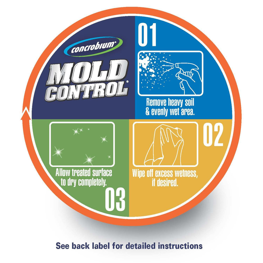 Concrobium Mold Control VOC-free solution supports healthier indoor air quality.