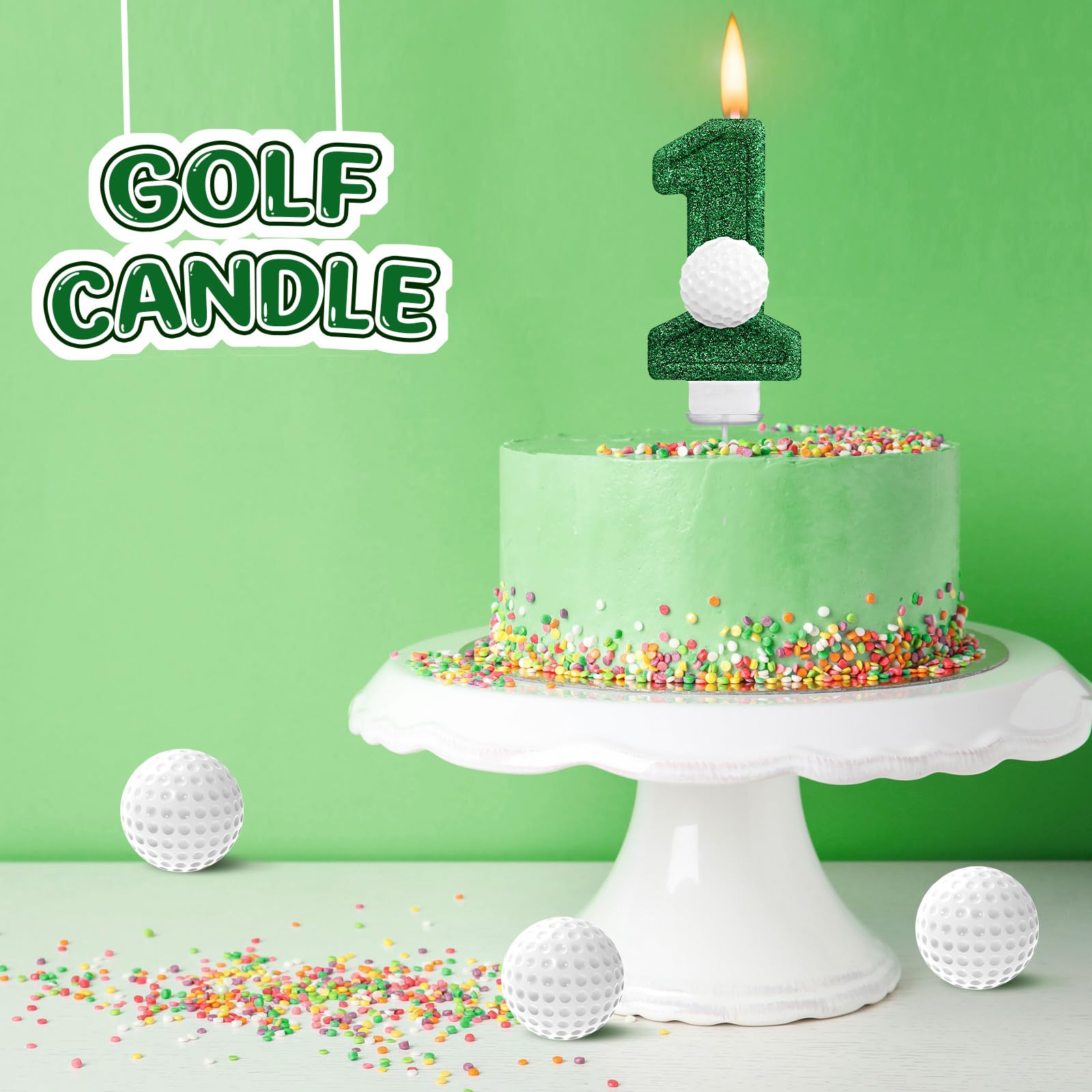 Conelist Golf 1 Candle paraffin formula for clean burning and minimal aroma