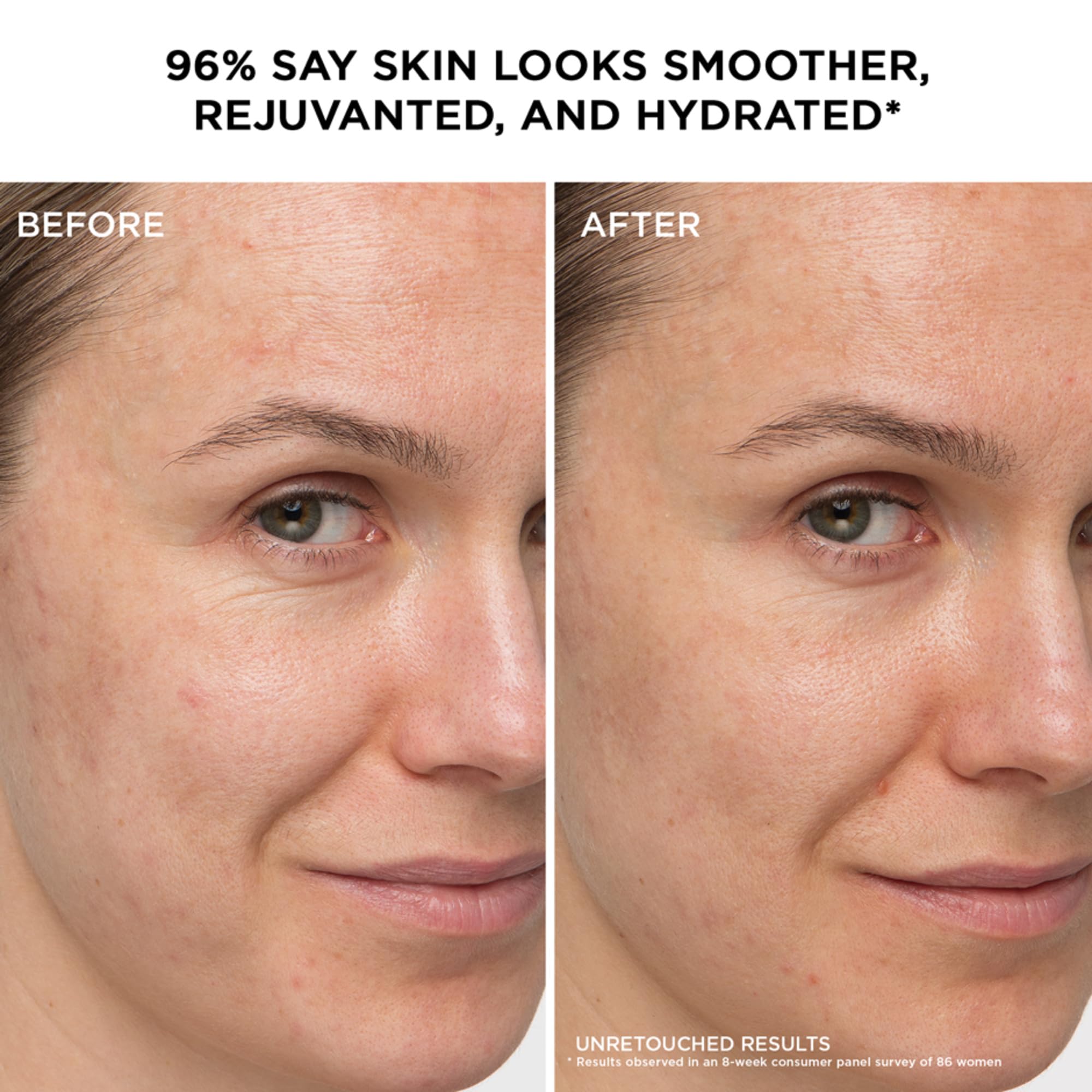 Morning and night application of Confidence in a Cream for daily moisture